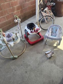 Baby Gear Lot – Walker, Jumper, and Bouncer