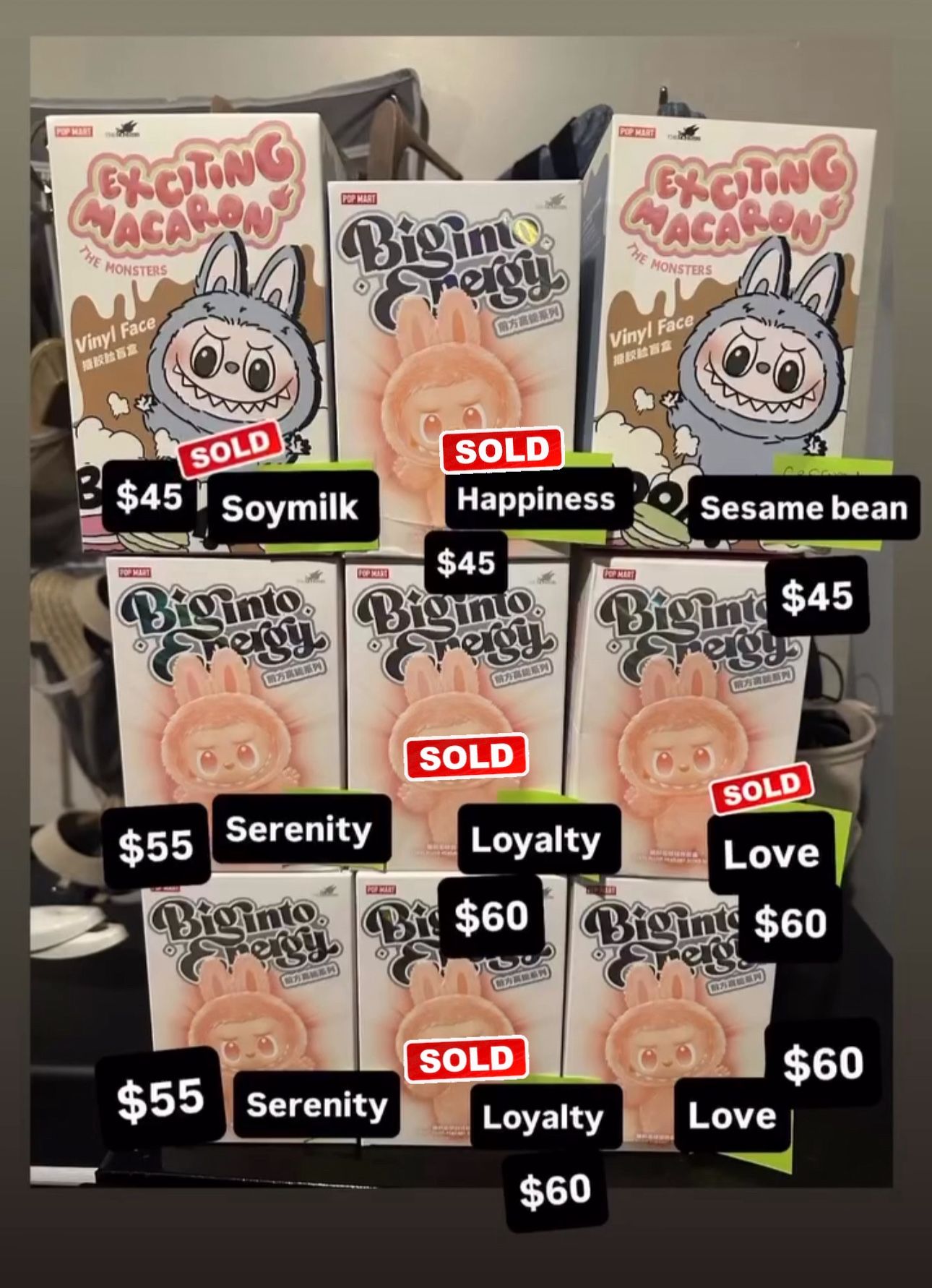 Labubus For Sale (Photo Is Updated)