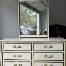 Vintage Dresser And Nightstand