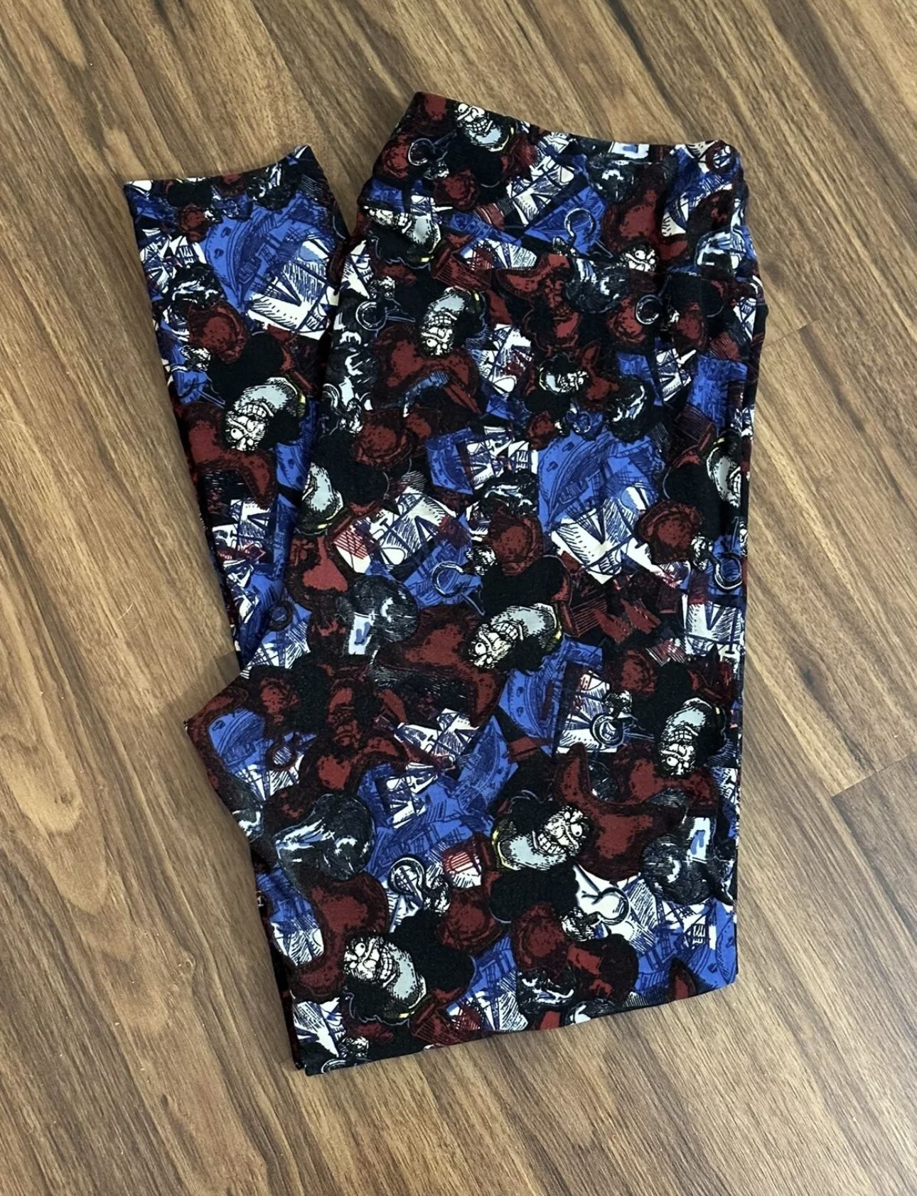 LulaRoe TC2 Disney Captain Hook Leggings