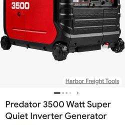 PREDATOR 3500 $700 BRAND NEW IN BOX