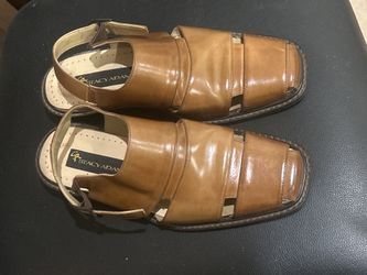 Stacy Adams, Genuine Tan Leather, Size 9 