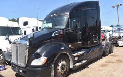 Kenworth T680 Semi Truck Black