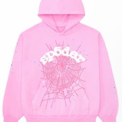 Sp5der OG Web Hoodie Pink (Medium)