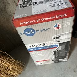Brand new Badger Garbage Disposal