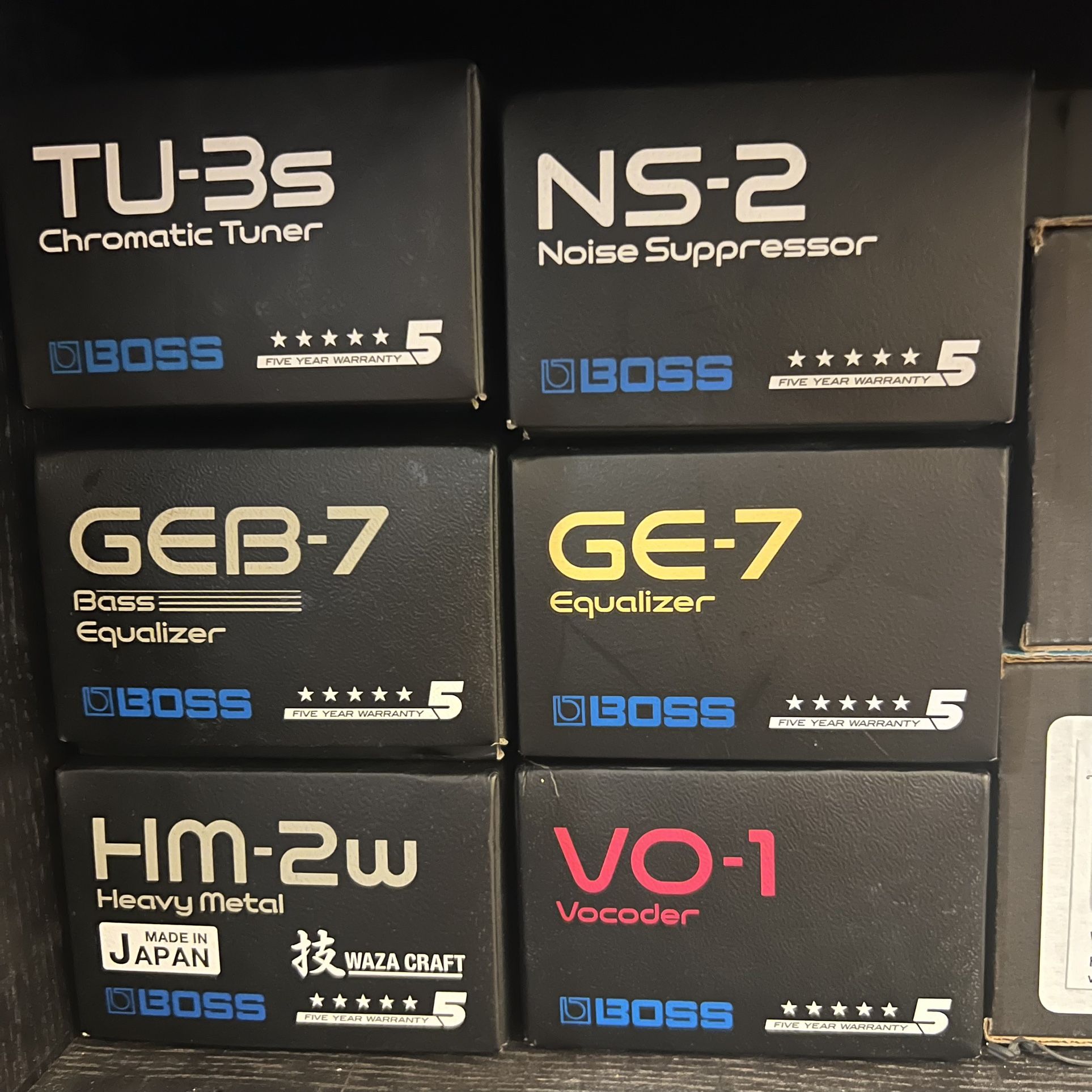 Electric Guitar Pedals