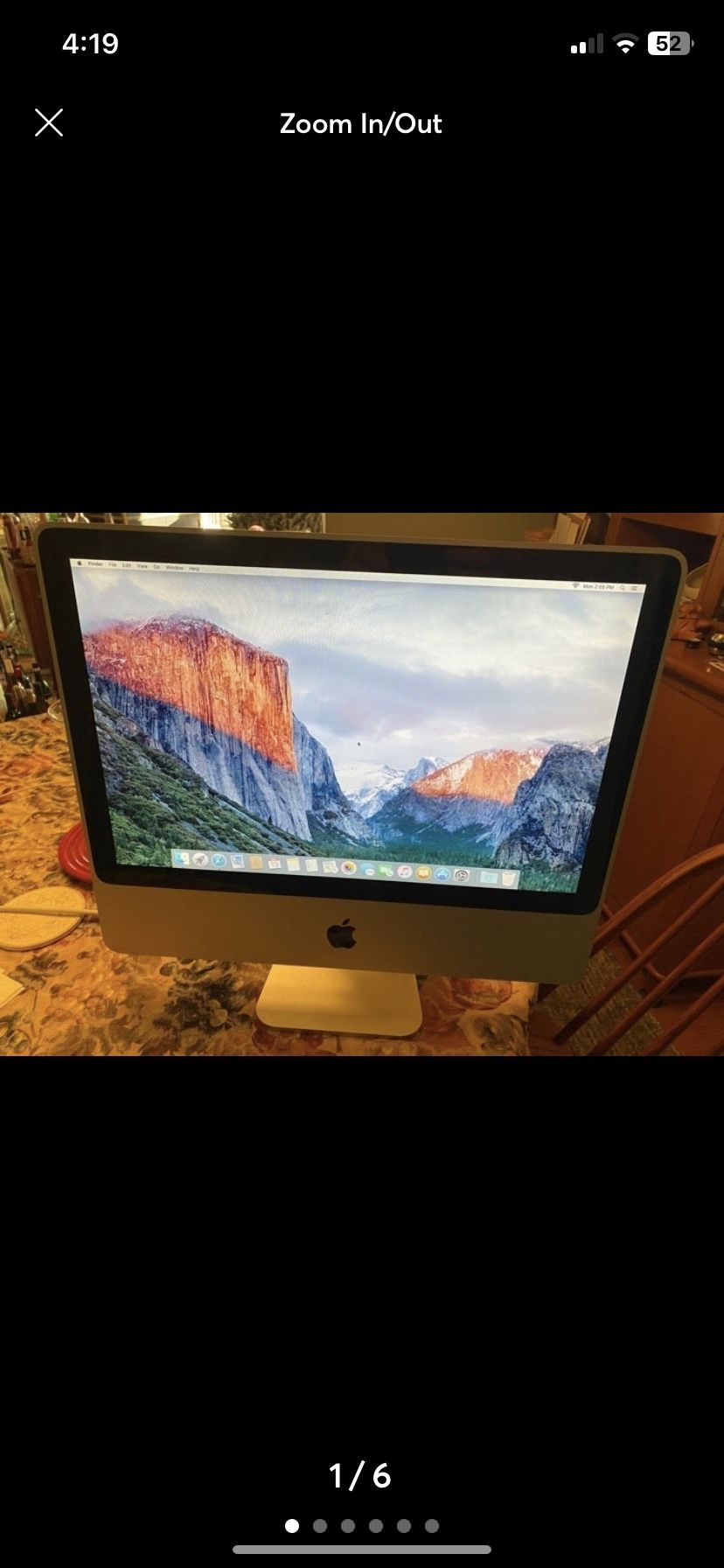 Early 2008 iMac Computer Great Used Condition