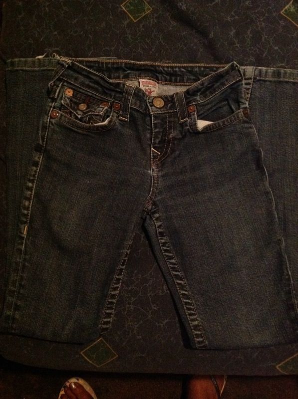 Girls true religion jeans size 12