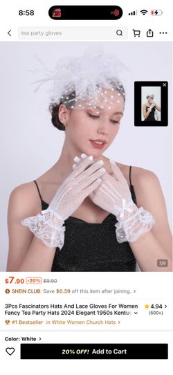 Gloves Tea Party costume