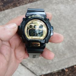 Casio G-shock In Black And Gold Illuminator Digital Series 