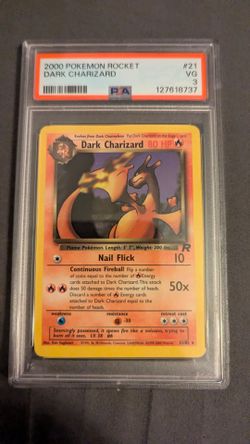2000 Pokemon Team Rocket Dark Charizard #21