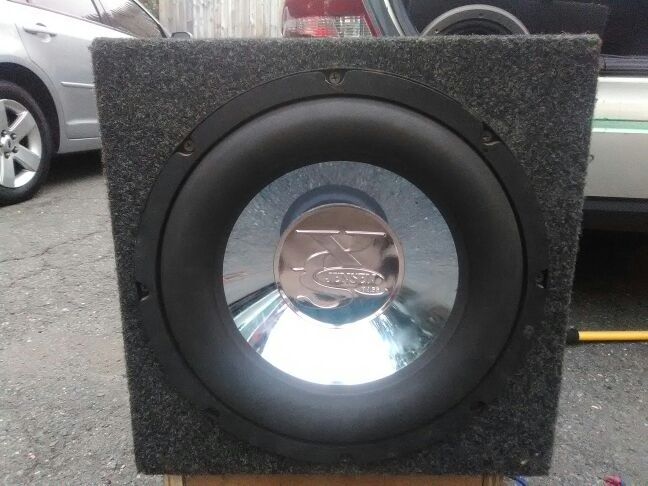 JENSEN XS1212 - subwoofer + Kenwood amp