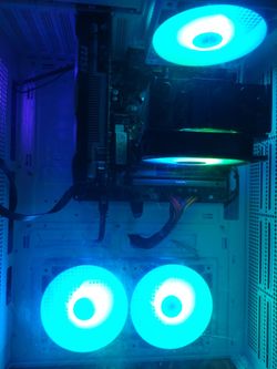 Gaming Desktop PC Build RGB Windows 11 Excellent Working Condition