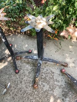Industrial Vintage Metal Table Bases