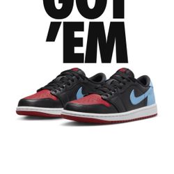 Jordan 1 Low Top Chi-NC