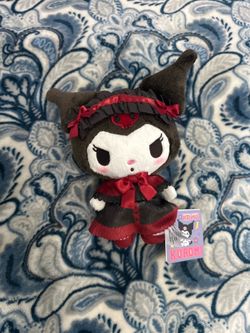 Kuromi Gothic Lolita Plush Sanrio Round1 Exclusive NEW w/ Tag