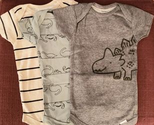 Gerber 3pack Onesies, 3-6 Month