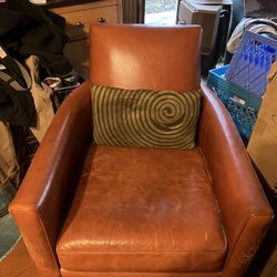 vintage Art Deco style club chairs