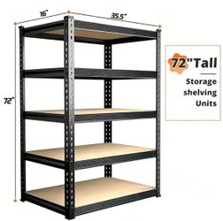 Large-sized five-tier storage shelf