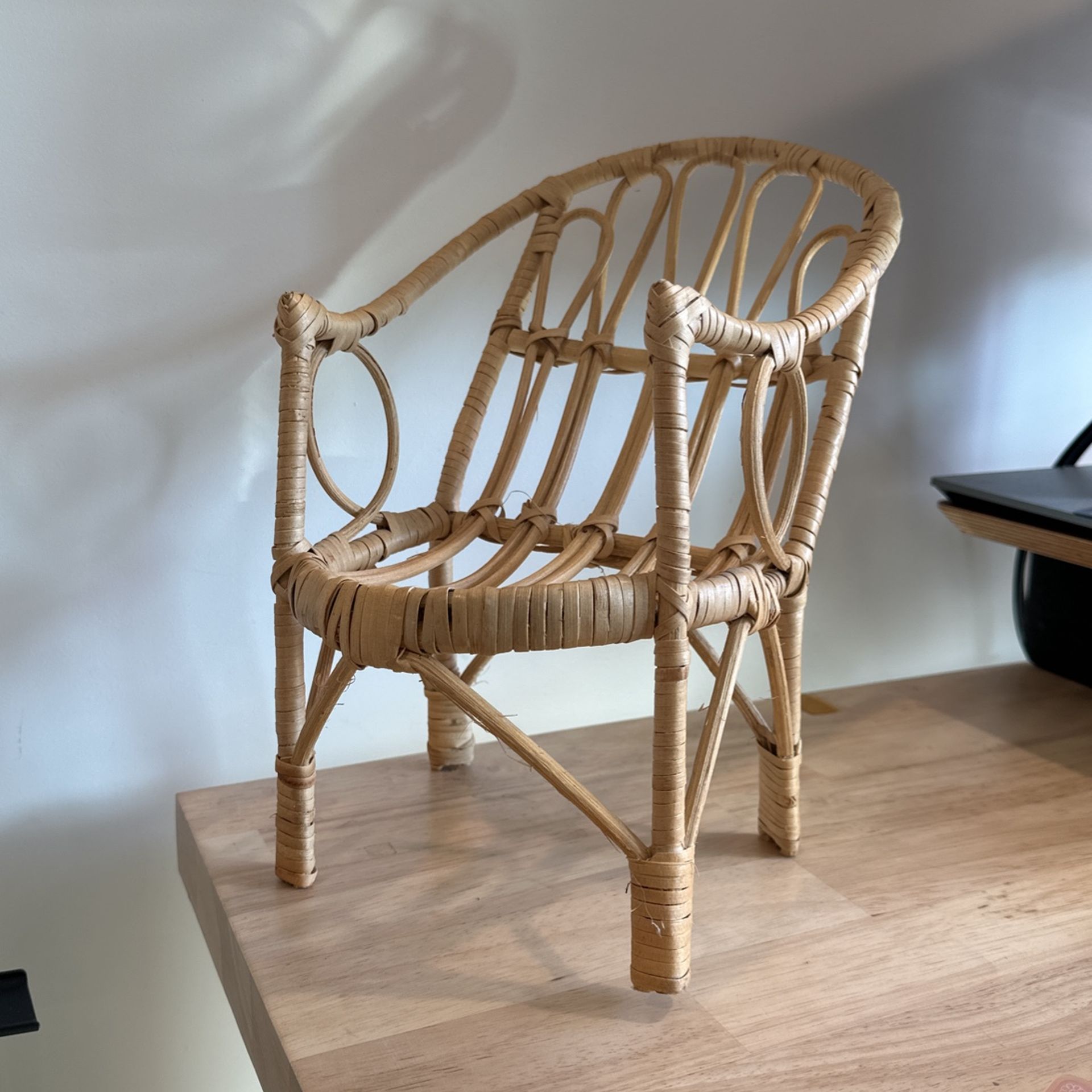 Rattan Chair For Dolls
