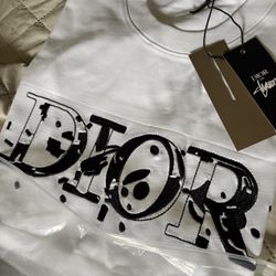 Dior Tshirt Embroidery New Size XL 