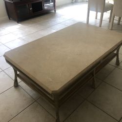 Unique Piece!! Luxury Table Coffee With Top In Marble 