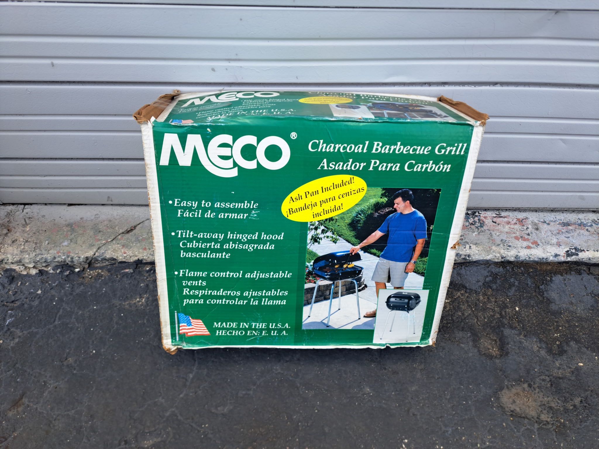 Mecco Charcoal Bbq Grill Asador Para Carbón New