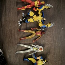 Vintage 1991 X Men Action Figures