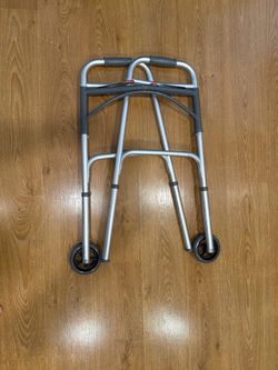 Folding Walker with Front Wheels