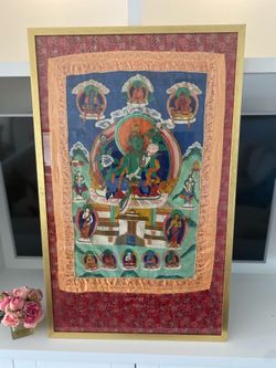 Hindu Framed Tapestry