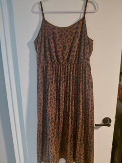 Shein cheetah dress