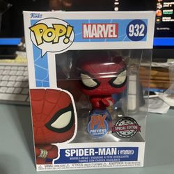 Funko Pop Marvel #932 Spider-Man Japanese TV Series PC preview Exclusive Special Edition