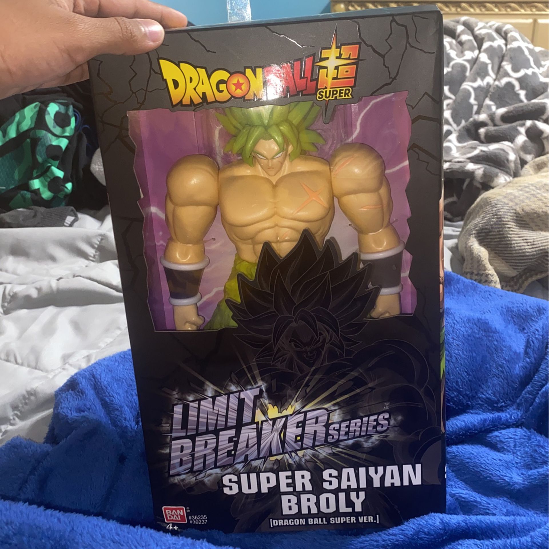 dragon ball z broly collectible action figure 