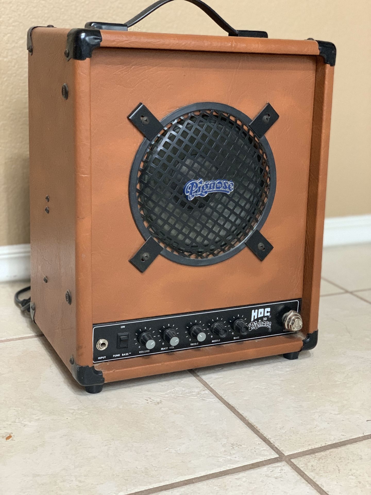 HOG 30 By PIGNOSE - BASS GUITAR AMPLIFIER *LIKE NEW* | Missing POWER Cord