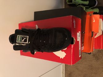 Patent leather pumas(black)