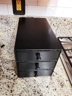 Coffee Pod Drawer – Black Satin Finish, Compatible with K-Cups, 54 Pod