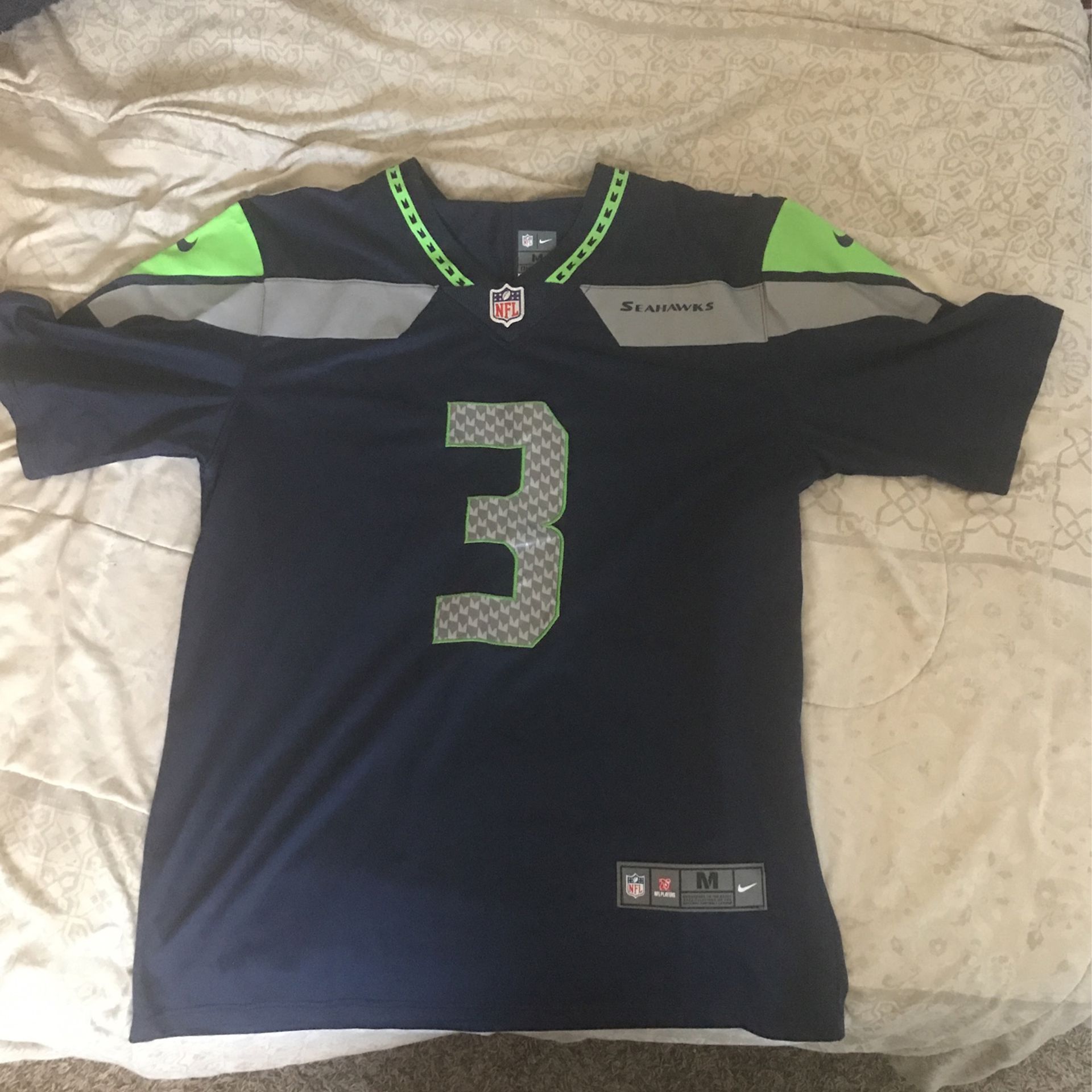 Nike Seattle Seahawks Russell Wilson Away Jersey Size M for Sale in  Seattle, WA - OfferUp