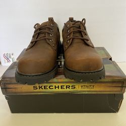 Skechers Mens Tom Cats Lace Up Flat Shoes