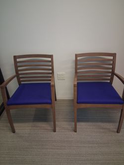 Kimball Office Purple Wooden Office Accent Chair