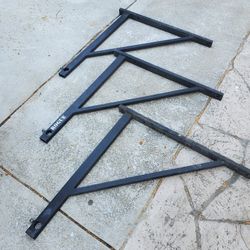 3 Industrial Grade  Rogue Pull Up Brackets For Double Pull Up Station 