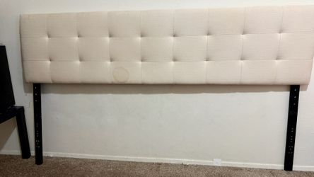 Cal king adjustable head board