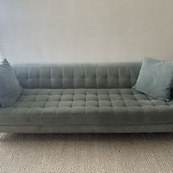 Teal Sofa 8’ Perfect Condition