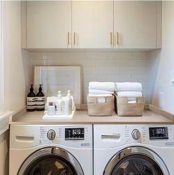Washer Dryer Countertop In Oak Color