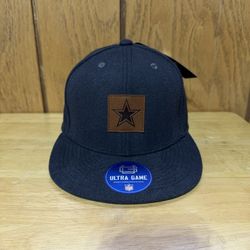 Ultra Game Dallas Cowboys Snapback Hat Cap Logo Patch Football NFL Mens NEW
