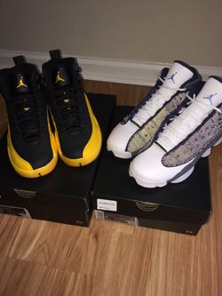 Air Jordan retro 12 and 13