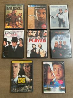 Lot of 8 DVDs Mixed Movies