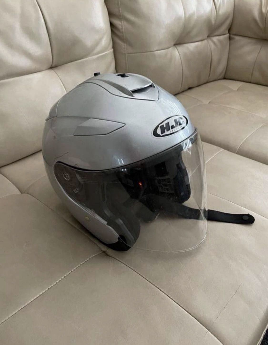 HJC Half Face Motorcycle Helmet Large
