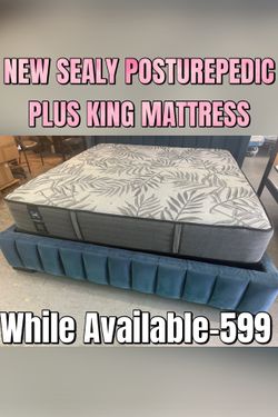 NEW SEALY POSTUREPEDIC PLUS KING MATTRESS