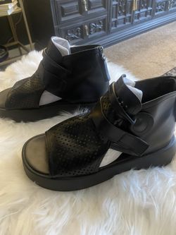 Chunky Lug Heel Barbie Sandals