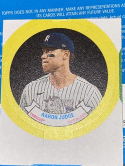 2022 Topps Heritage AARON JUDGE #7 Baseball Stars Bubble Gum Mini Yankees